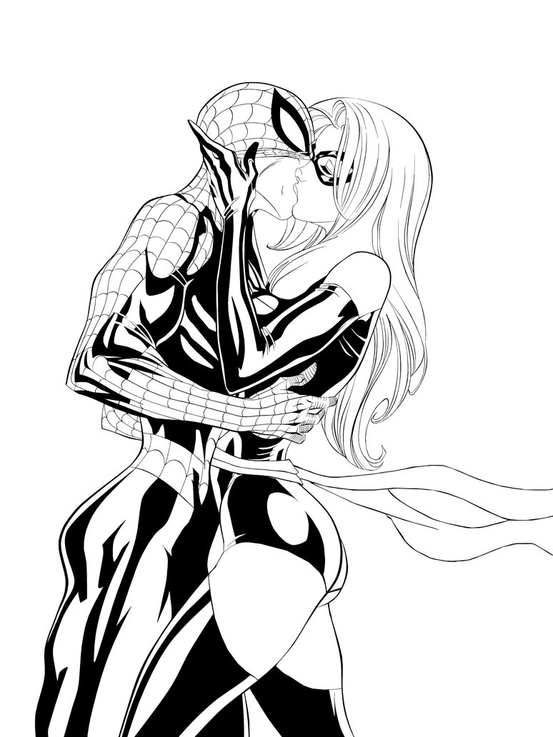 774x1032 Spider Man And Ms Marvel Ink By Spiderdude10