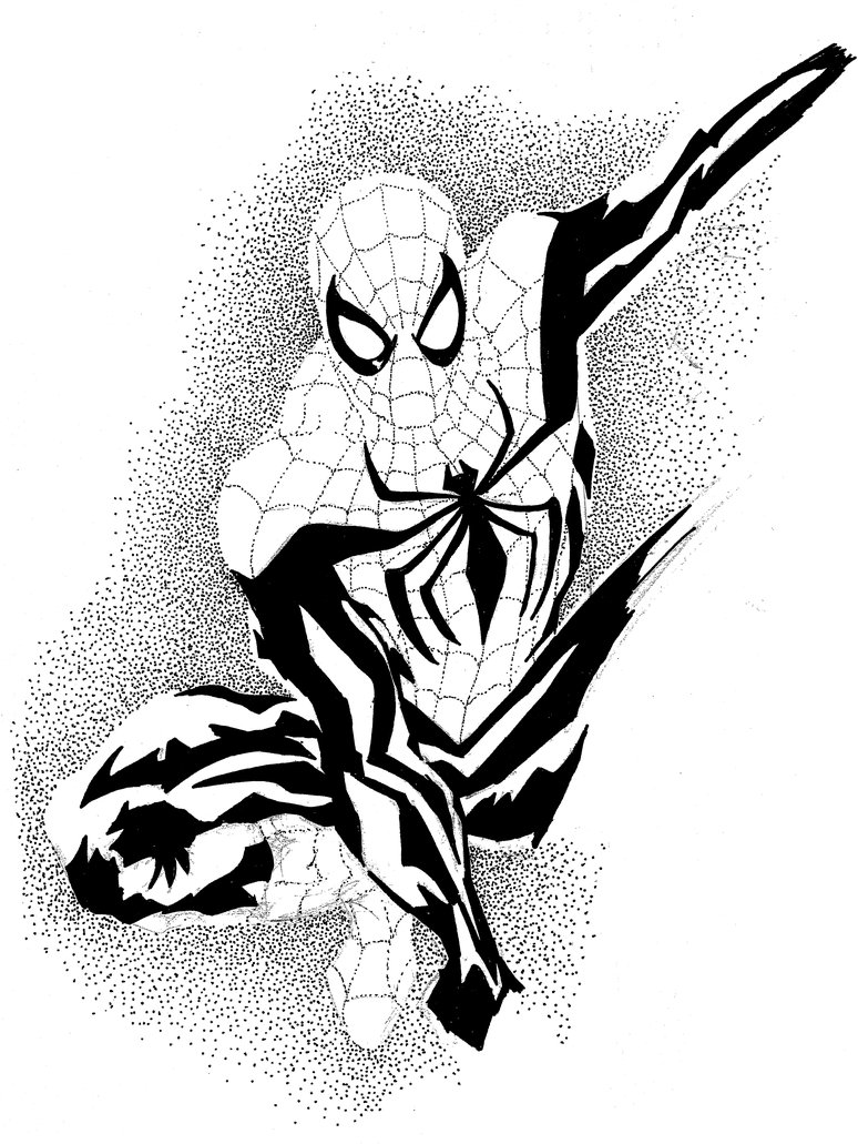 774x1031 Spiderman Comic Rough Cos By Steverowlatt