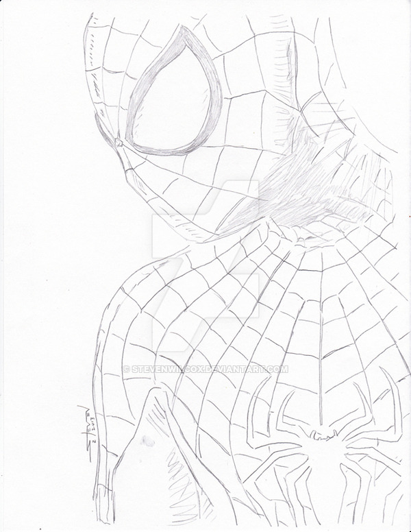 Spiderman Costume Drawing at GetDrawings | Free download