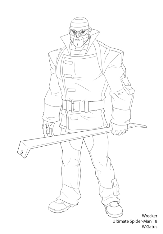 525x750 Ultimate Spider Man! The Art Of Walter Gatus