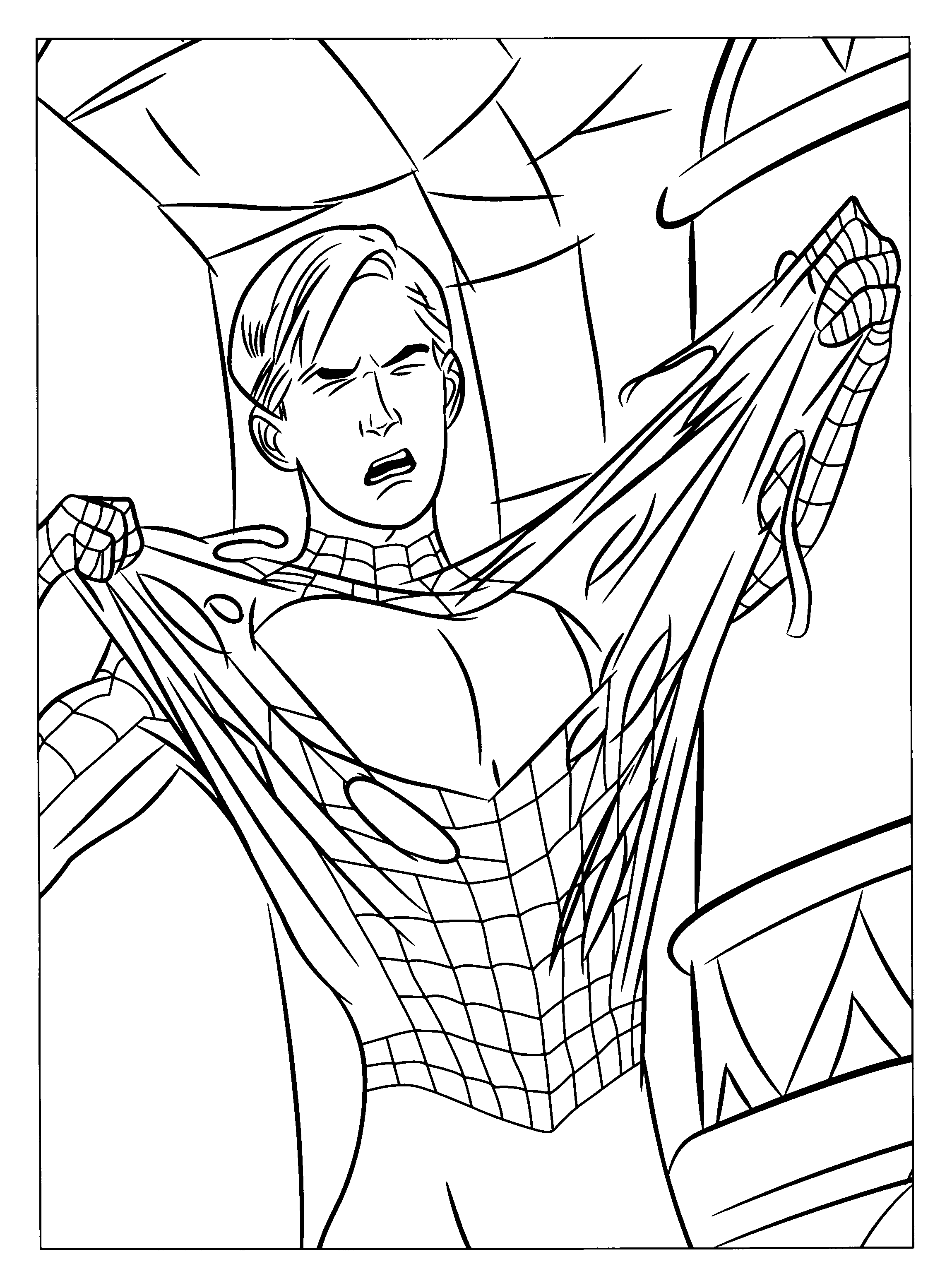 2300x3100 Spiderman Coloring Page Spider Man Coloring Pages Work