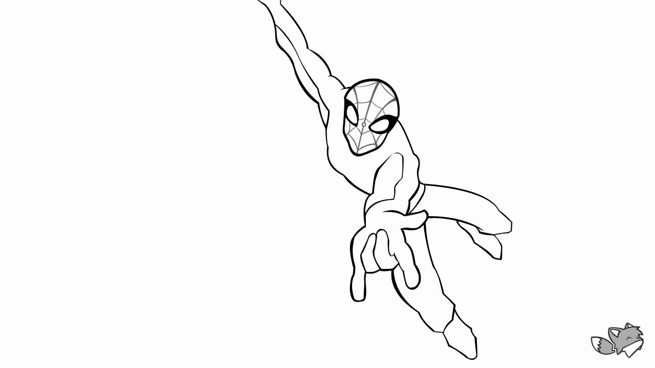 1280x720 Spectacular Spider Man Drawing Timelapse