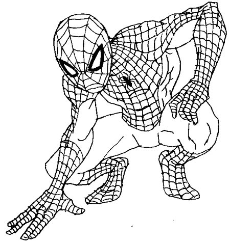 Spiderman Drawing