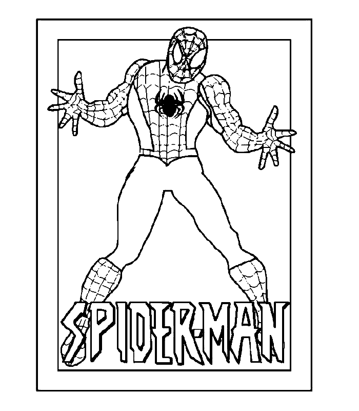 700x800 Coloring Pages Spiderman Free Printable Coloring Pages Colorist
