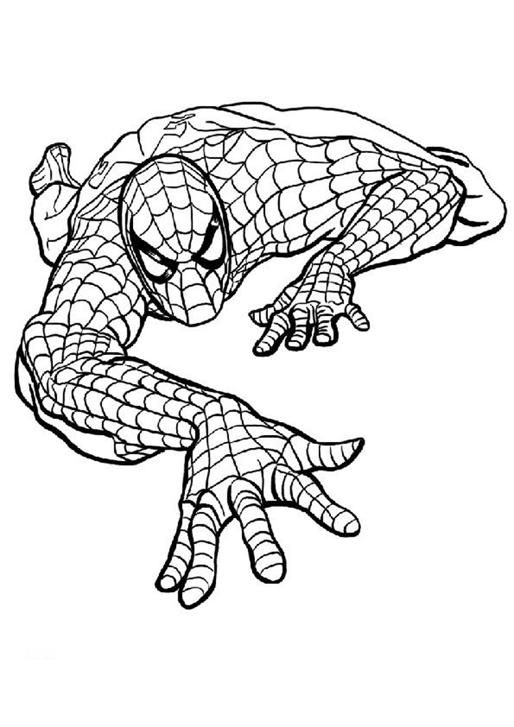 750x1061 Coloring Spiderman Pages Coloring Print Out Pages For The Kids