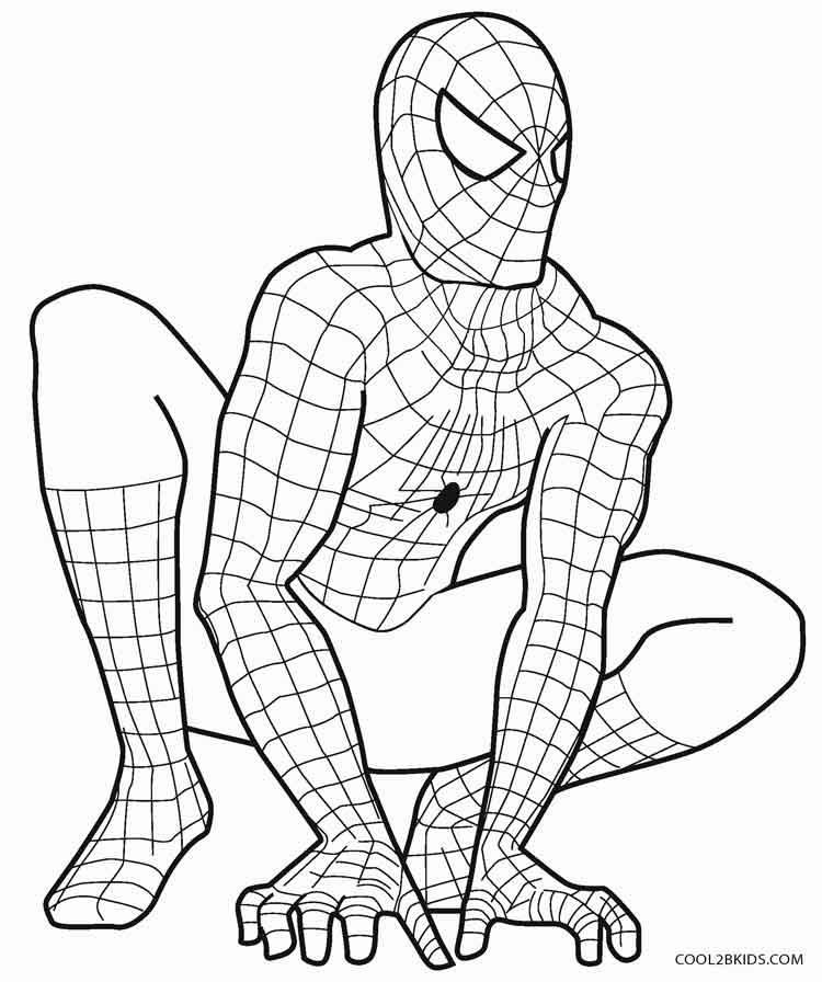 750x896 Printable Spiderman Coloring Pages For Kids Cool2bkids Just