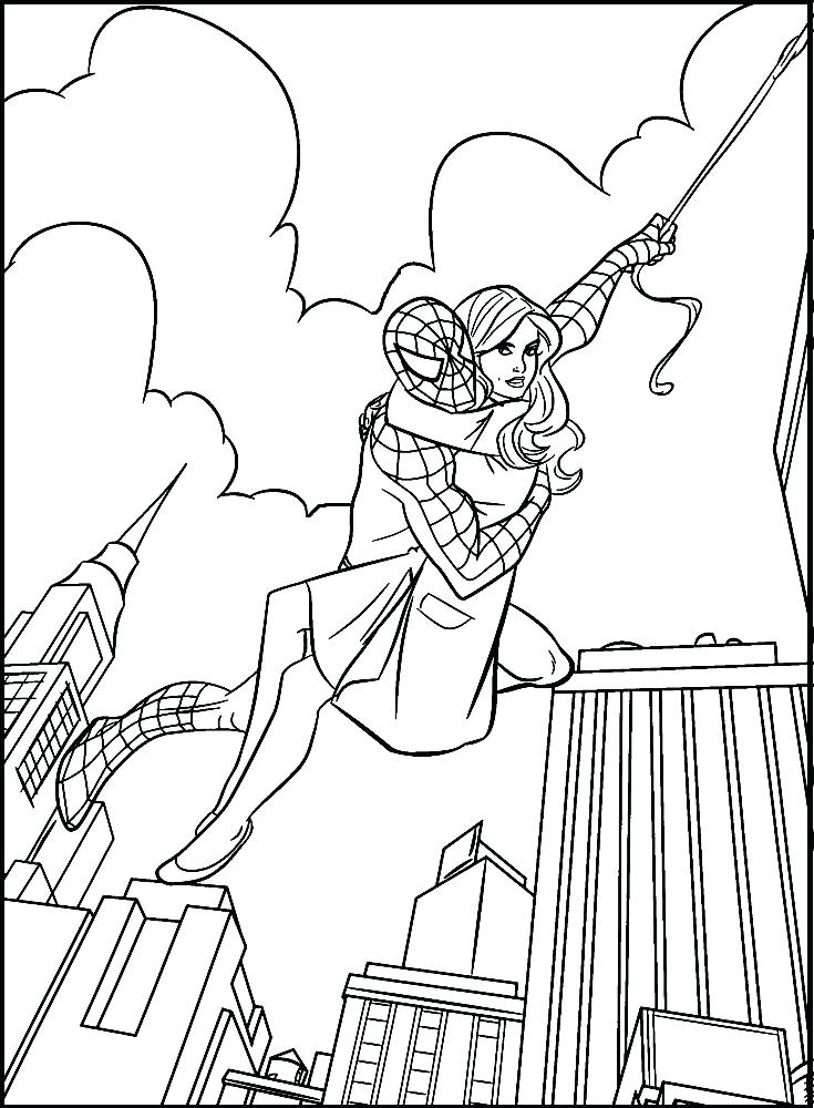 735x1000 Spiderman Coloring Pages For Kids Free Coloring Pages Coloring