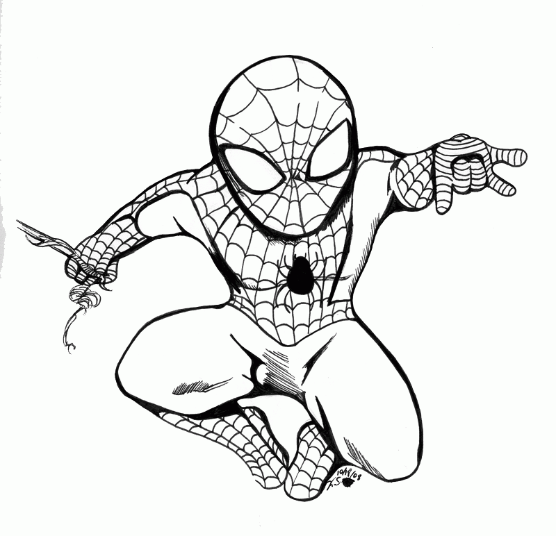 800x772 Spiderman Pictures To Draw Many Interesting Cliparts On Kids