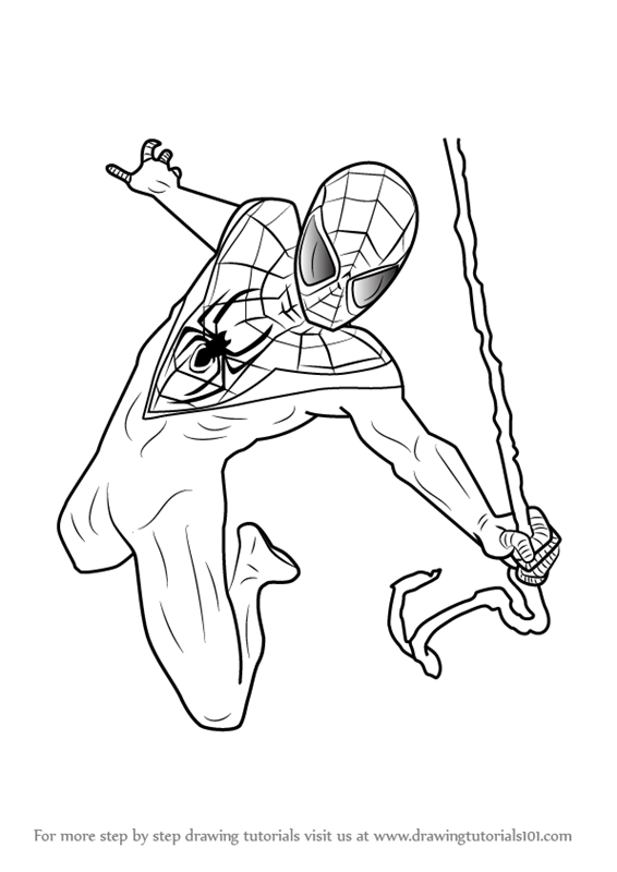 566x800 Learn How To Draw Miles Morales From Ultimate Spider Man (Ultimate