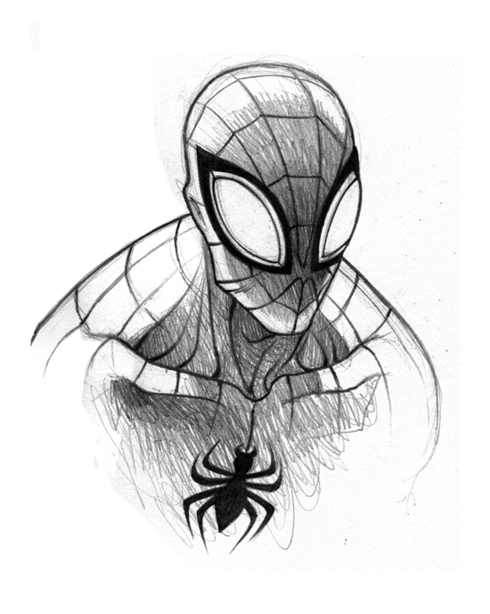 Spiderman Drawing In Pencil at GetDrawings | Free download