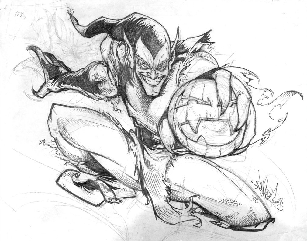 1010x792 Spiderman Green Goblin Coloring Pages 316665