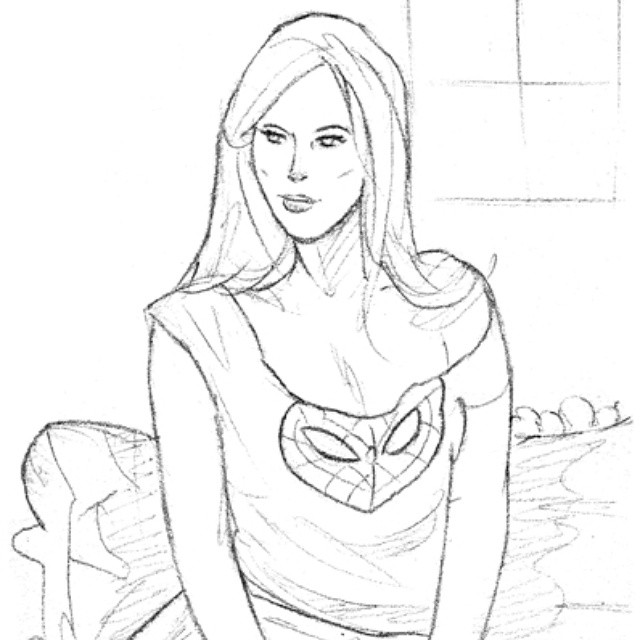 640x640 Sketch Mary Jane Spiderman On Instagram