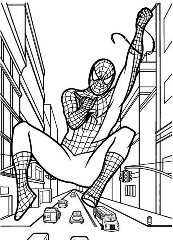 600x833 How To Draw Spiderman Coloring Page How To Draw Spiderman