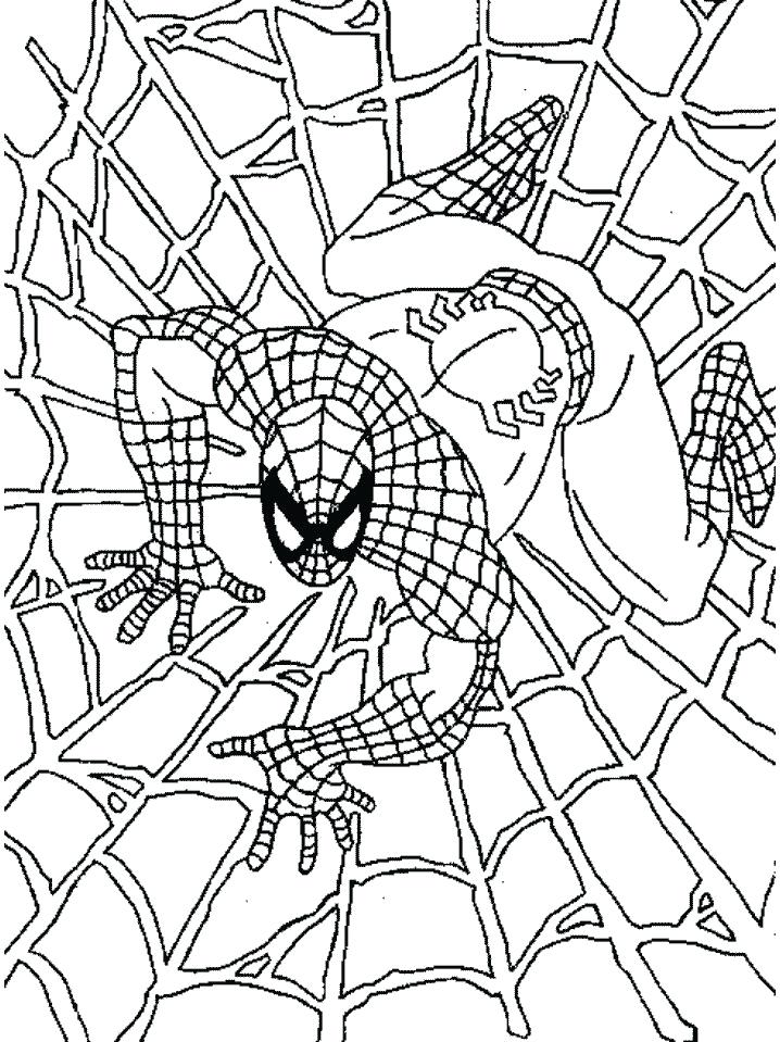 718x959 Spider Man Images Coloring Pages Drawn Coloring Sheet 6 Coloring