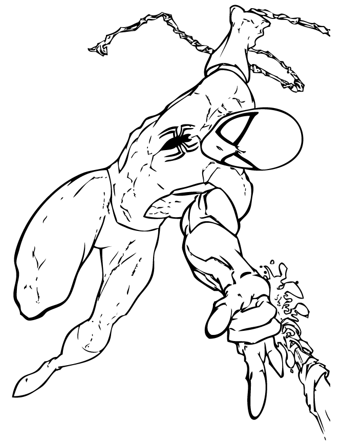 670x867 Spiderman Drawings For Kids