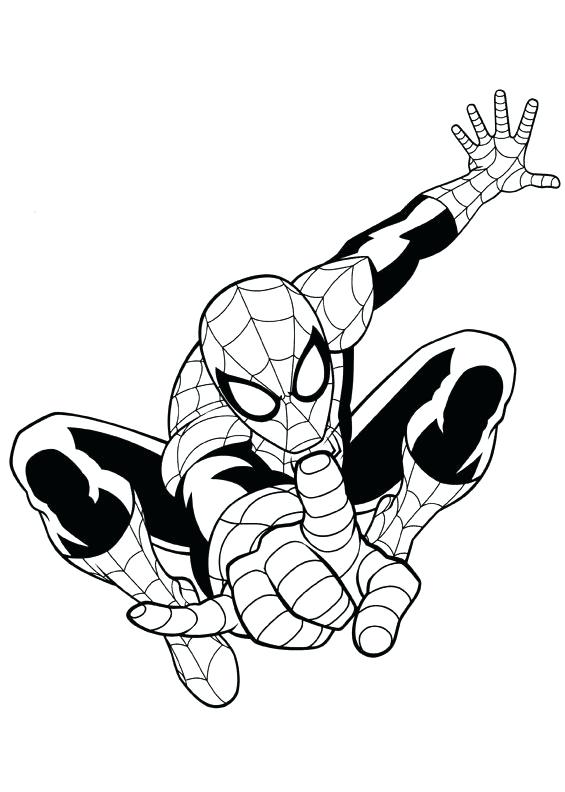 565x792 Coloring Sheets Spiderman Spider Man Color Pages Drawn Spider Man