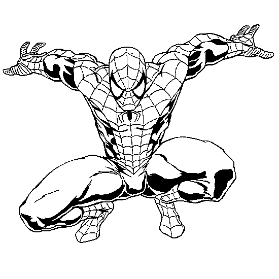 550x550 Spiderman Coloring Book Very Attractive
