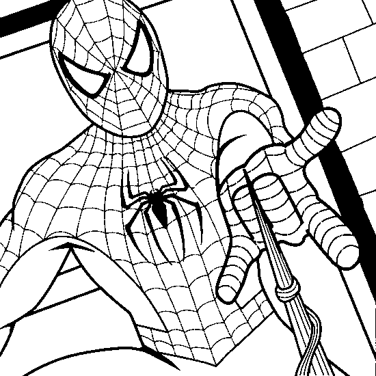 550x550 Spiderman Drawings For Kids