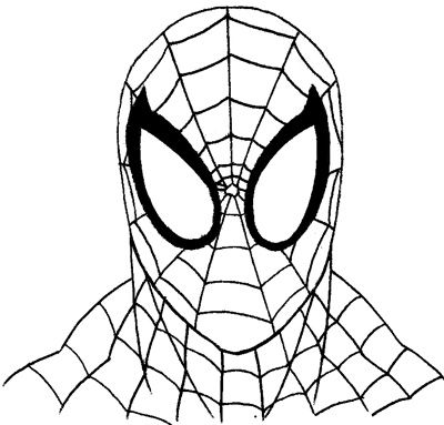400x383 How To Draw Spiderman With Easy Step By Step Drawing Lesson