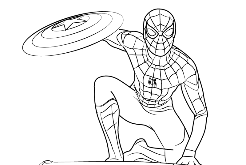 800x539 Spiderman Amazing Drawing Drawing Skill