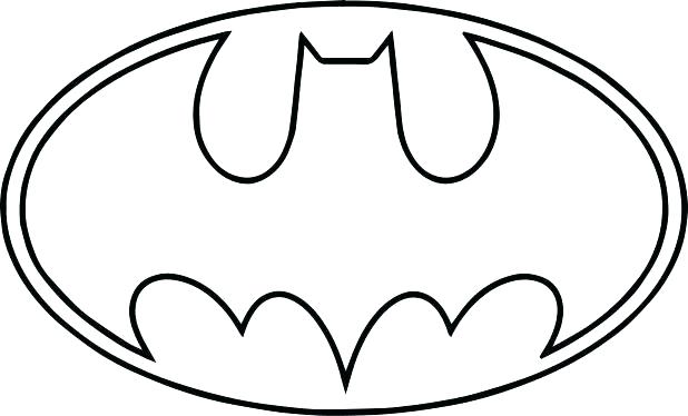 618x374 Logo Coloring Pages Superhero Logos Coloring Pages Batman Logo