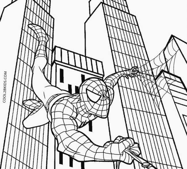 650x585 Printable Spiderman Coloring Pages For Kids Nice Coloring Pages