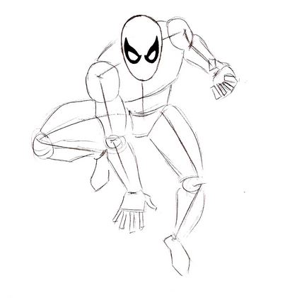 Spiderman Drawing Tutorial at GetDrawings | Free download