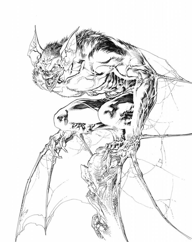 736x927 Gallery Easy Draw Man Bat,