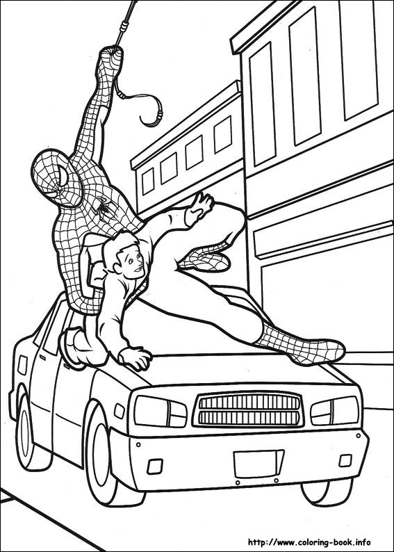 567x794 Spiderman Coloring Pages On Coloring