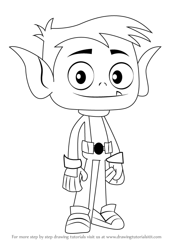 598x844 Easy Pictures To Draw Of Teen Titans