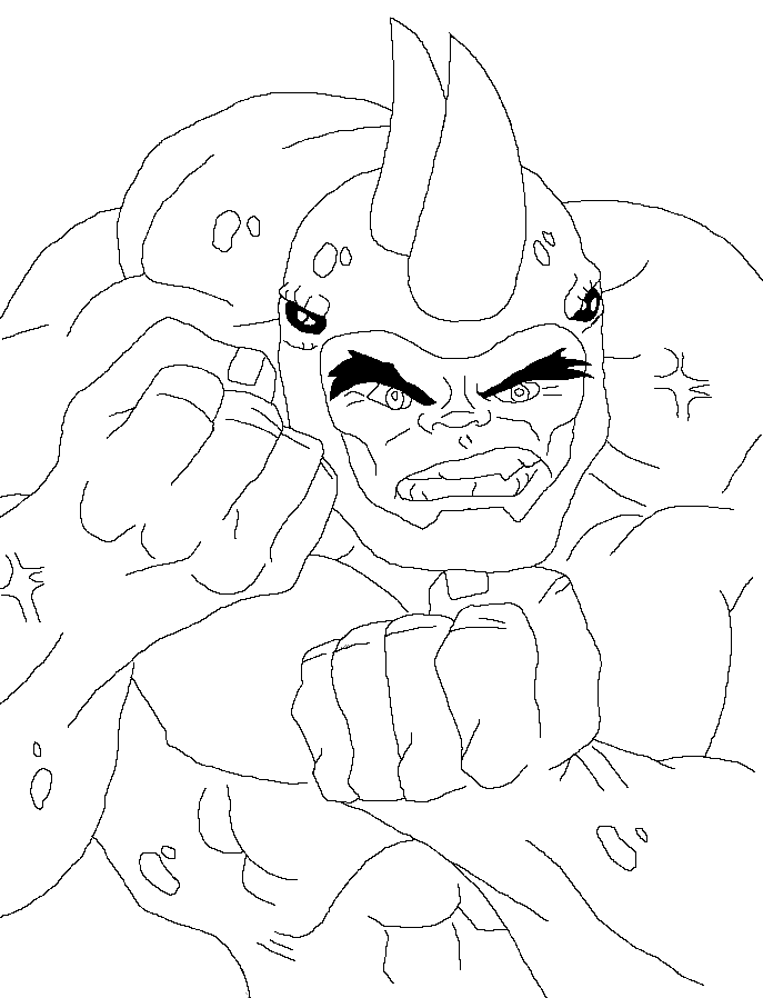 687x898 Phils Cartoon Rhino From Spider Man