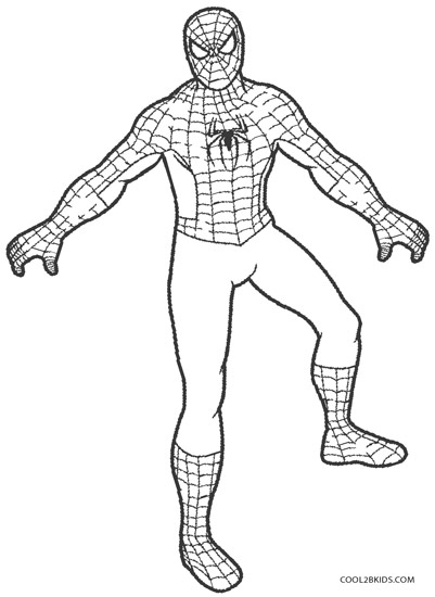 401x550 Printable Spiderman Coloring Pages For Kids Cool2bkids