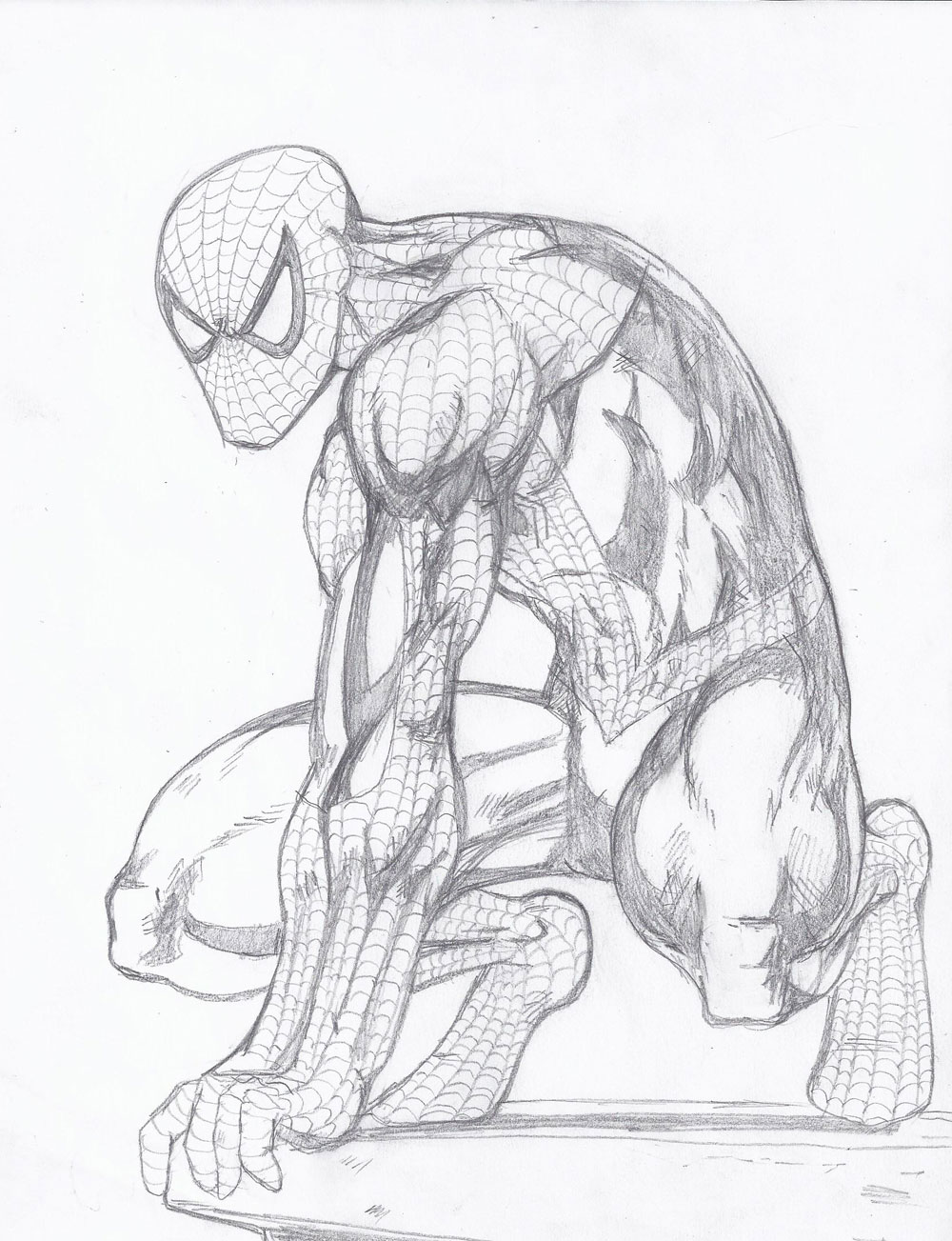 1000x1303 Weird Spiderman Drawing