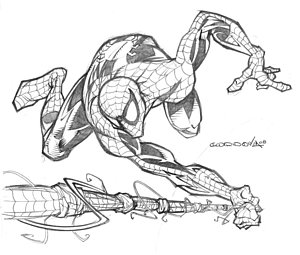 300x255 Spiderman Drawing By Isaac Cordova