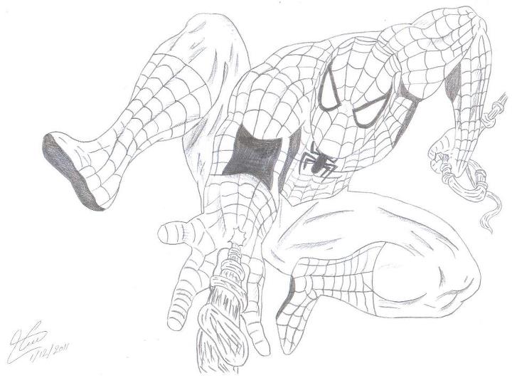 720x531 Spider Man Drawing By Mido0oafellay