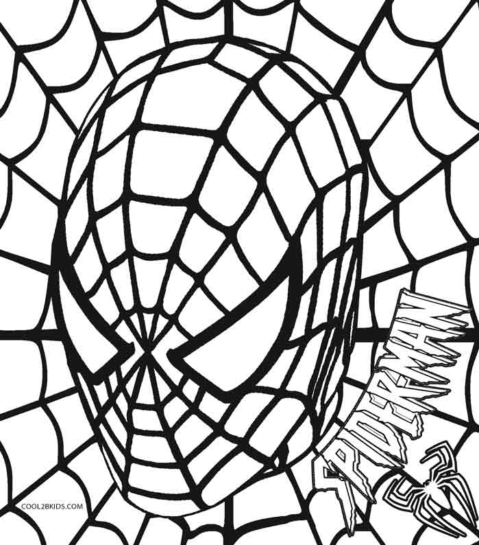 699x794 Printable Spiderman Coloring Pages For Kids Cool2bkids