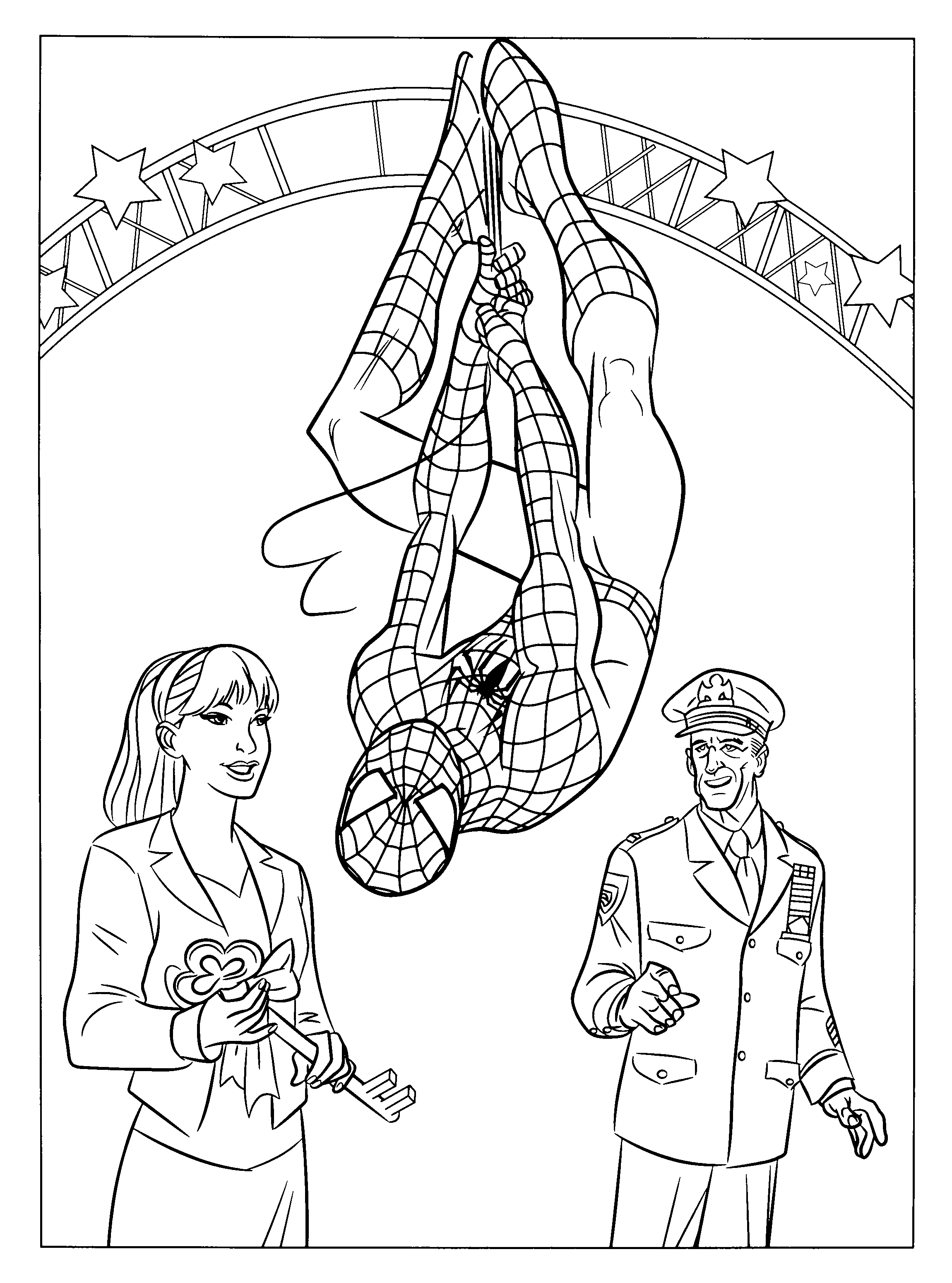 2300x3100 Spiderman Coloring Pages