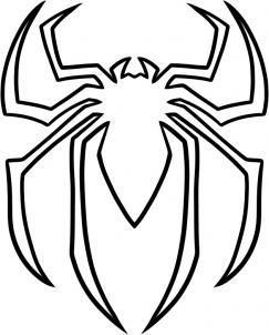 243x302 How To Draw The Spiderman Logo, Spiderman Symbol Step 5 For My