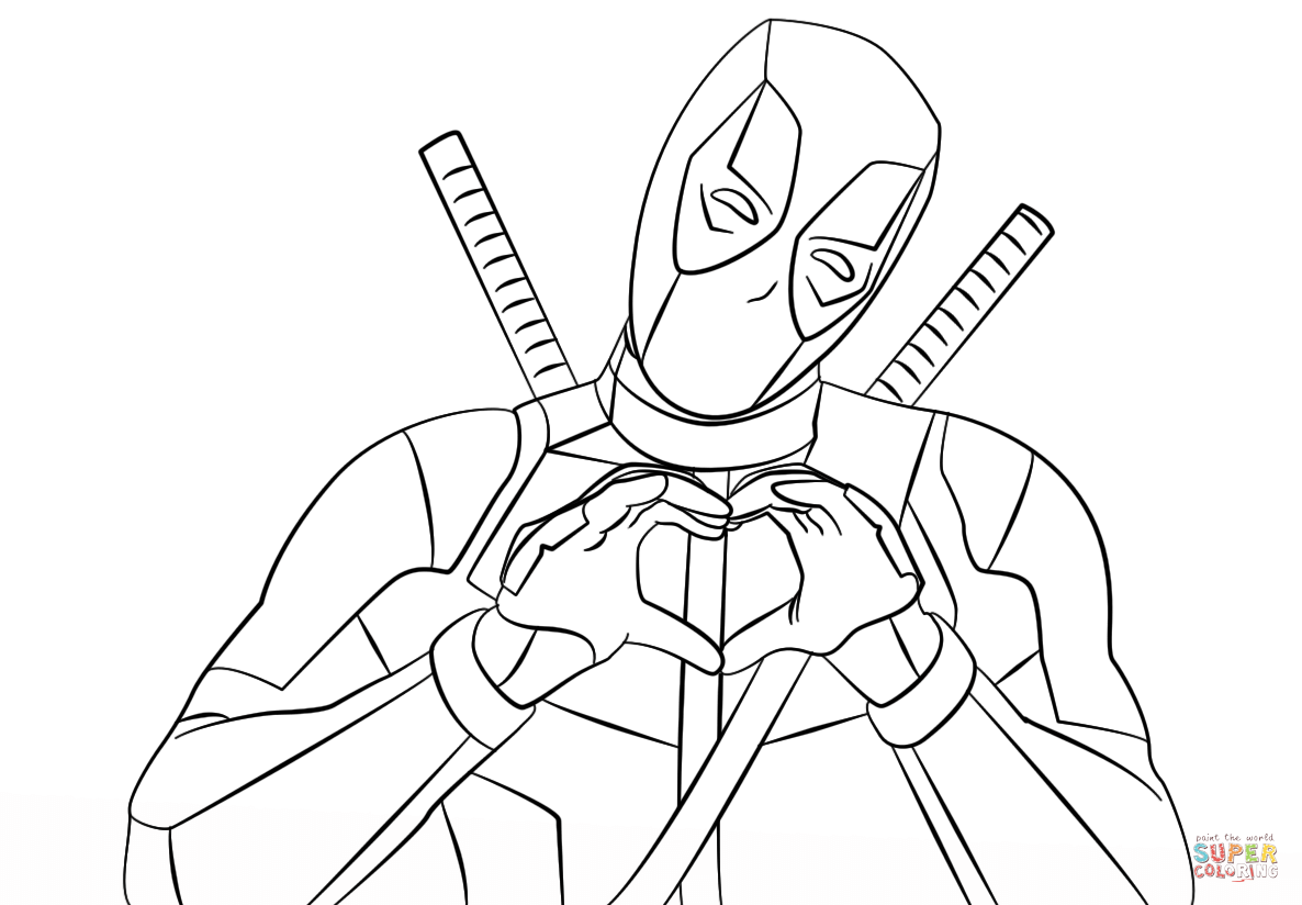 1186x824 Coloring Batman Logo Coloring Pages In Conjunction With Deadpool