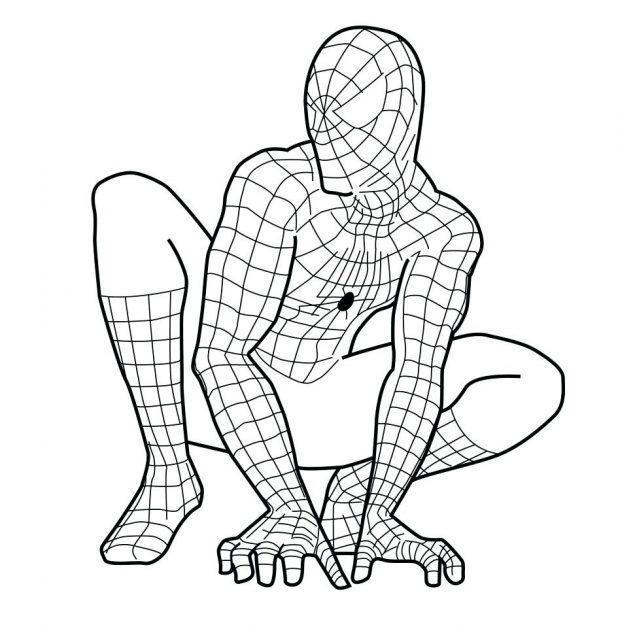 618x629 Download Coloring Pages Spider Man Page Spiderman Mask 3 Book