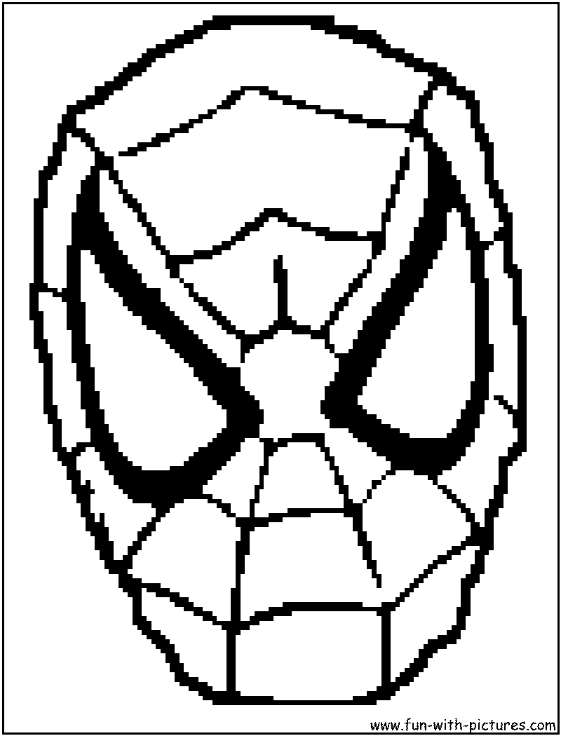 800x1050 Spiderman Mask Clipart