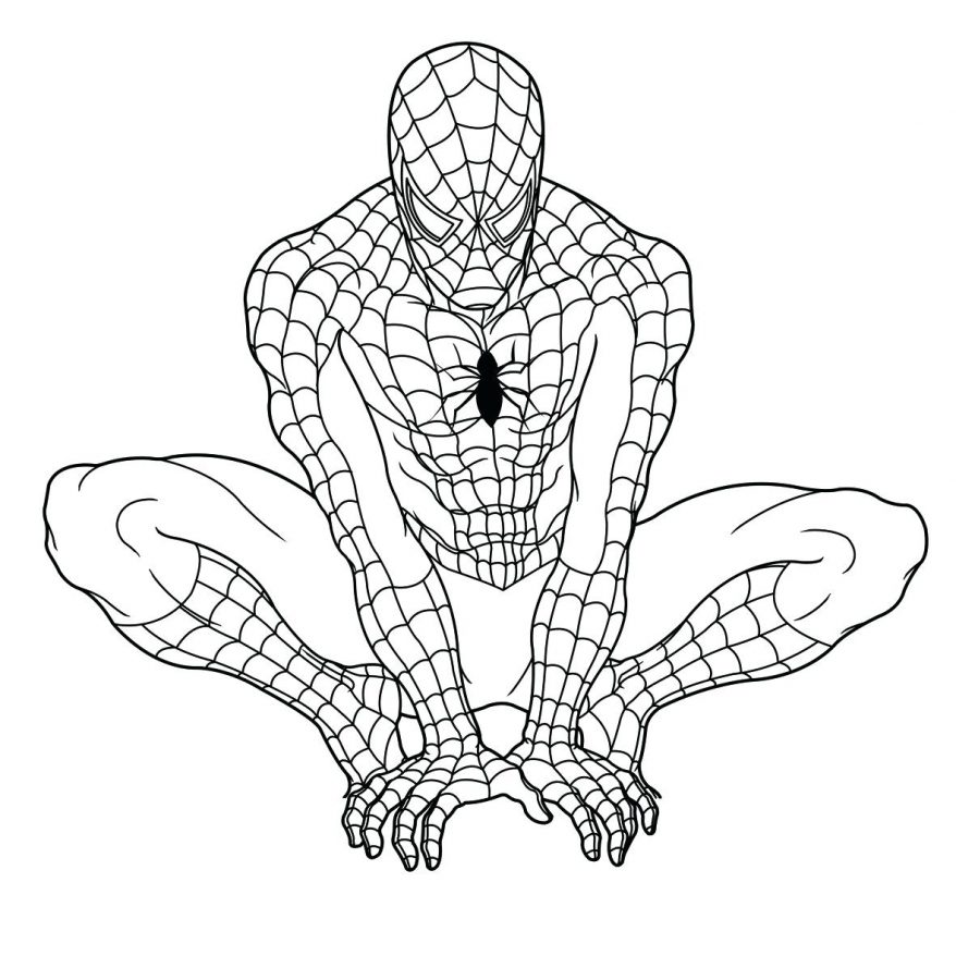 878x878 Ultimate Coloring Pages 29 Breathtaking For Spiderman And Batman