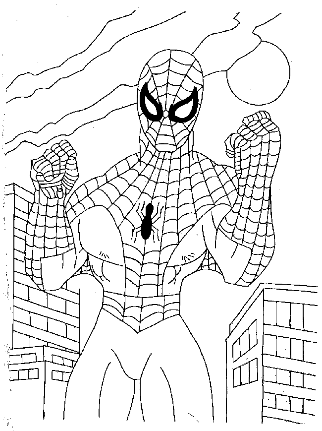 650x869 Spiderman Symbol Colouring Pages