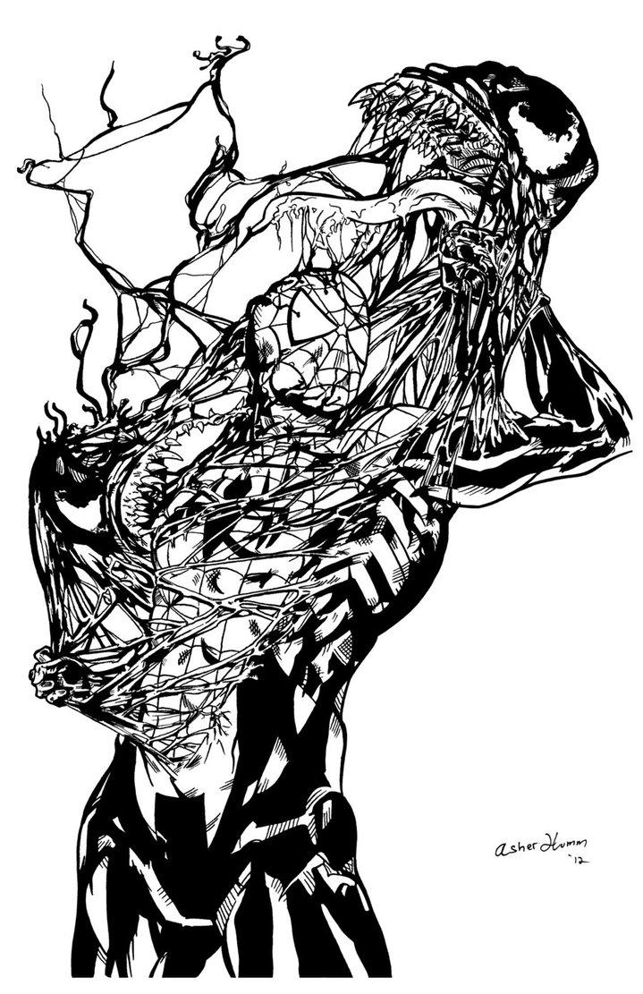 719x1111 Coloring Pages Venom Spiderman Coloring Page Fun