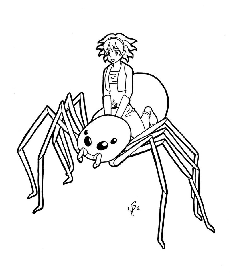 821x973 Spider Rider By Gingersketches
