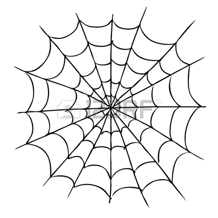 Spiders Web Drawing