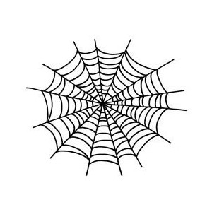 300x300 Drawn Spider Web Transparent