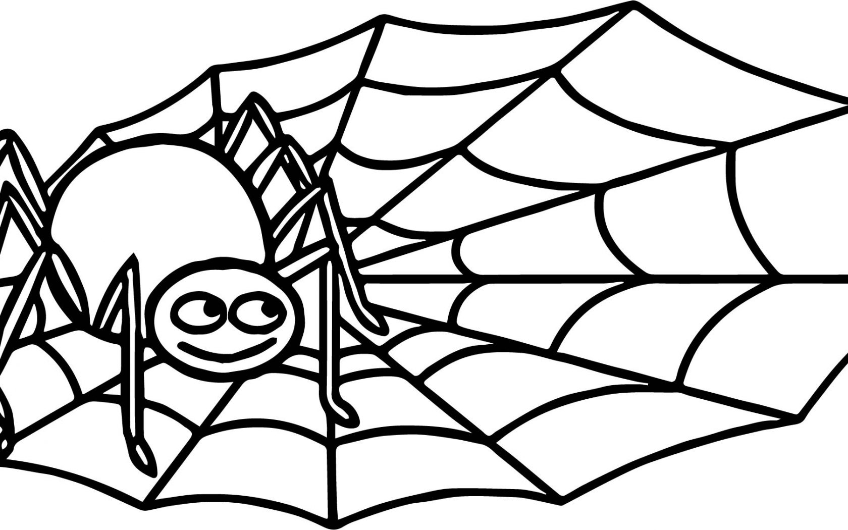 1680x1050 Incy Wincy Spider Coloring Page Free Printable Animals Pages