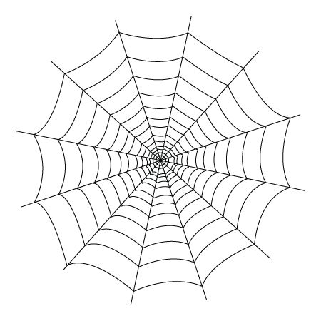 450x450 Spider Web Coloring Pages 2 Drawing
