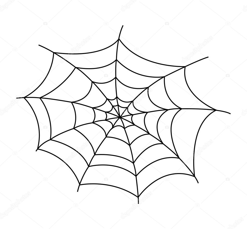 1024x950 Spider Web Vector Illustration Stock Vector Baavli